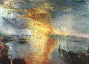 Joseph Mallord William Turner The Burning of the Houses of Parliament china oil painting reproduction